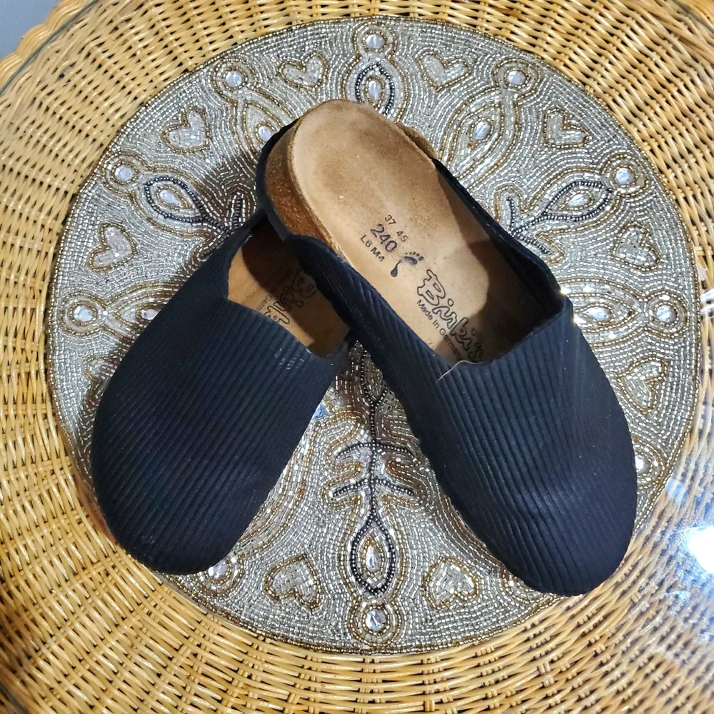 Black Birkis 240 L6M4 Genuine Leather
